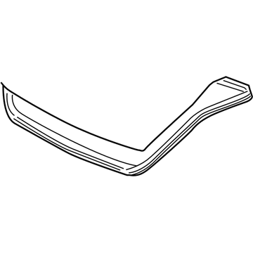 Honda 74865-TE0-A01 Weatherstrip, Trunk Lid