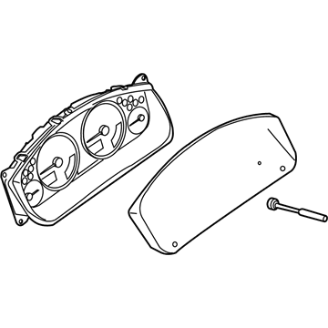 Nissan 24810-EA13D Instrument Speedometer Cluster