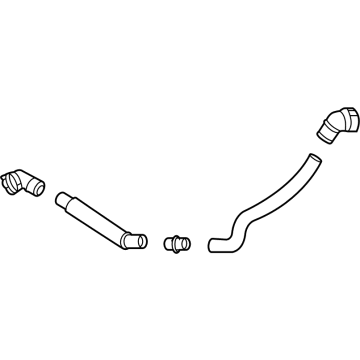 Hyundai 25415-S2400 Hose Assembly-Radiator, LWR