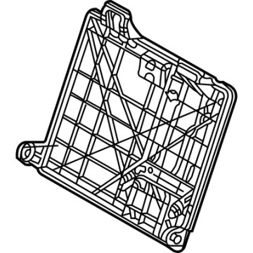 Hyundai 89410-L0010 Frame Assembly-RR Seat Back, RH