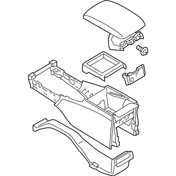 Infiniti 96905-1MA3C Console Complete