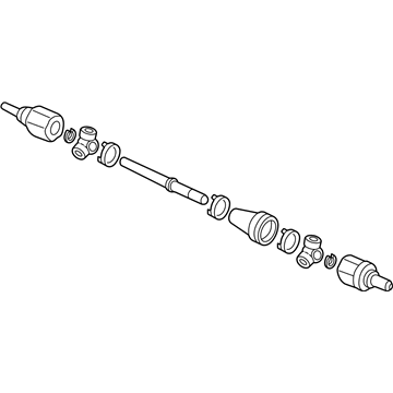 Honda 42310-S10-A50 Driveshaft Assembly, Right Rear