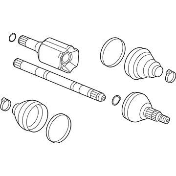 GM 84628595 Axle