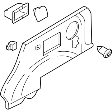 Hyundai 85730-26000-QE Trim Assembly-Luggage Side LH