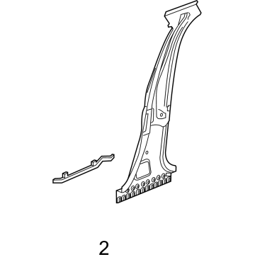 GM 84784181 Center Pillar Reinforcement