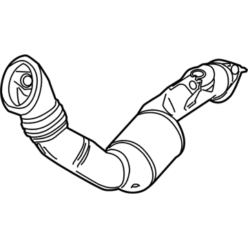 BMW 18-30-7-647-040 Exchange Catalytic Converter Close