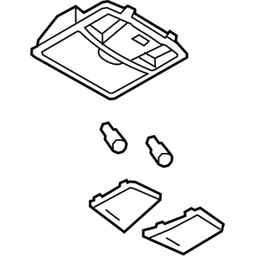 Nissan 26430-6HR2B Lamp Assembly Map