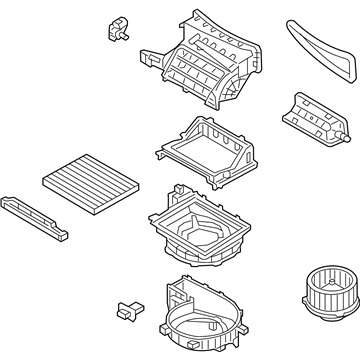 Hyundai 97100-A5000 Blower Unit