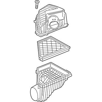 GM 23325519 Air Cleaner Assembly