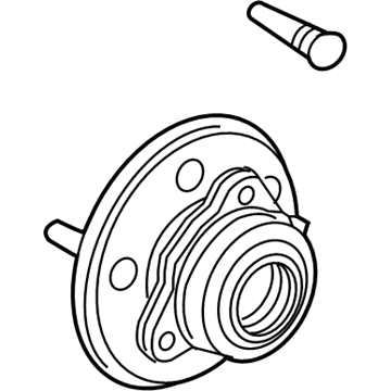 Ford G2MZ-1104-AE Hub & Bearing