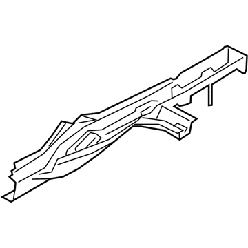 Hyundai 65720-K4000 Member Assembly-Rear Floor Side, RH