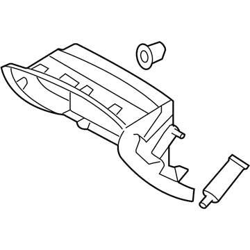 Hyundai 84540-2L500-4W Cover Assembly-Glove Box Housing Upper