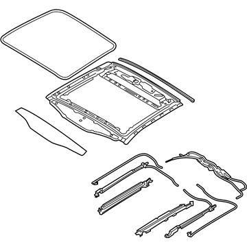 Kia 81610J5000 Panoramaroof Frame Assembly