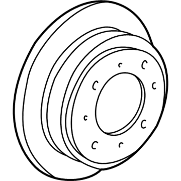 Acura 42510-ST7-R00 Disk, Rear Brake