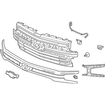 GM 84699840 Grille