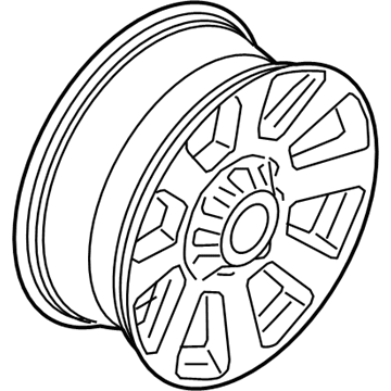 Ford JC3Z-1007-E Wheel, Steel