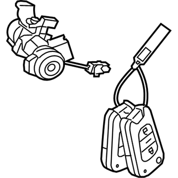 Kia 819001UA00 Ignition Lock Cylinder