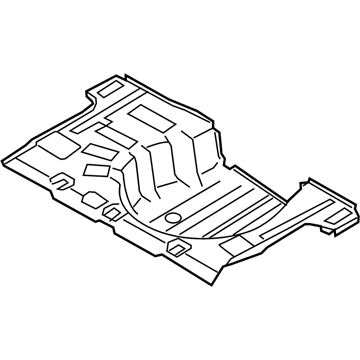 Kia 655131W210 Panel Assembly-Rear Floor