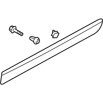 Kia 877214J000IM MOULDING Assembly-Rear Door