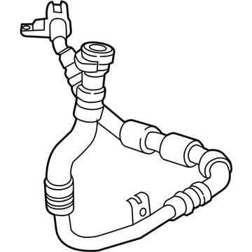 BMW 17-22-8-676-524 TRANSMISSION OIL COOLER LINE