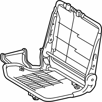 Lexus 71710-60160 Frame Assy, Rear Side Seat, RH