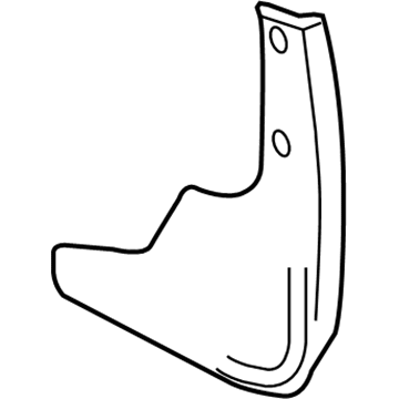 Nissan 63854-ED900 Front Fender Mudguard Set, Right