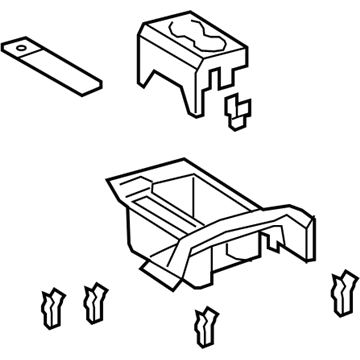 Toyota 58804-0C090-C0 Storage Compart