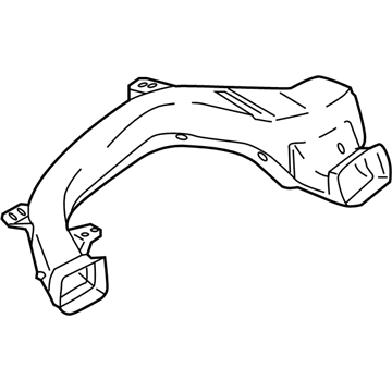 BMW 64-22-9-363-420 COLD AIR DUCT LEFT