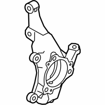 Hyundai 51716-AA000 Knuckle-Front Axle, RH