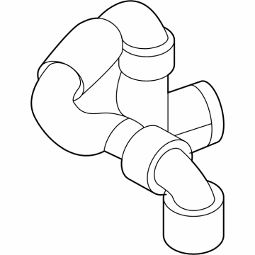 BMW 17-12-8-093-404 HOSE UPSTREAM OF COOLANT RAD