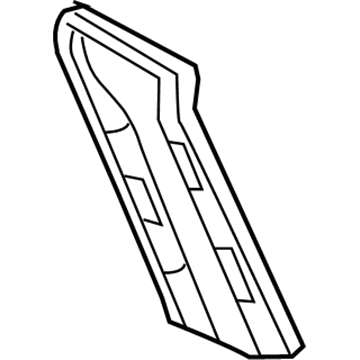 Acura 66511-TK5-A00ZZ Gusset, Right Rear Bulkhead (Lower)