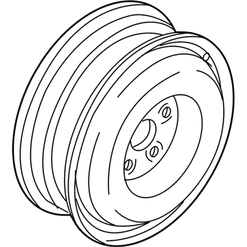 Nissan D0300-5ZW1A Wheel-Aluminum