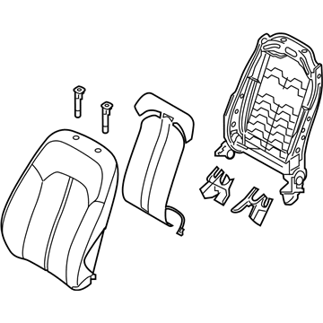 Hyundai 88300-C2000-SMH Back Assembly-Front Seat Driver