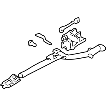 BMW 54-12-8-202-295 Left Control Rail