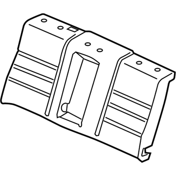 Honda 82127-TA5-A71 Pad & Frame, Rear Seat-Back