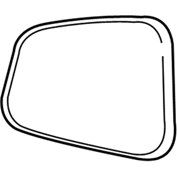 GM 42492863 Mirror-Outside Rear View (Reflector Glass & Backing Plate)