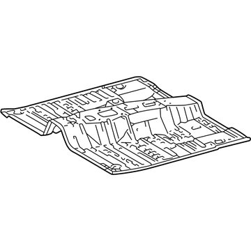 Toyota 58111-35101 Front Floor Pan