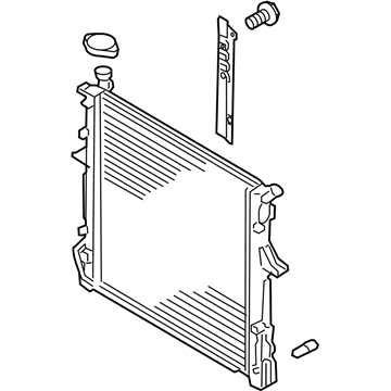 Kia 253102J201 Radiator Assembly