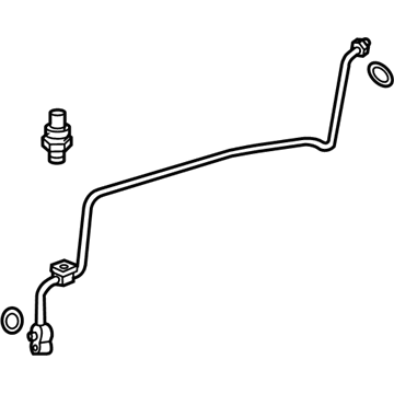 Honda 80341-TF0-G01 Pipe, Receiver