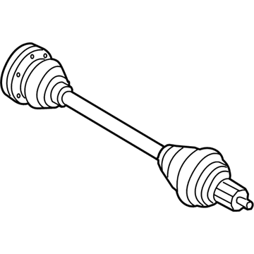 BMW 33-20-7-582-141 Cv Axle Assembly Rear Right