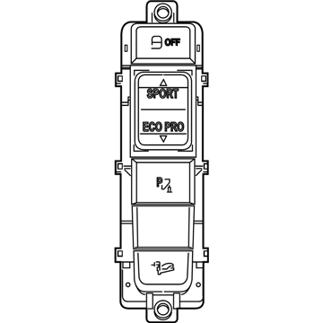 BMW 61-31-9-374-833 Operating Unit, Centre Console