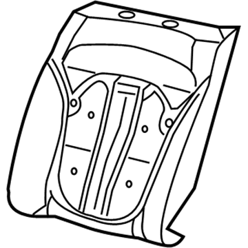 Mopar 68084474AE Pad-Seat Back