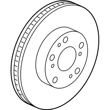 Acura 42510-STK-A00 Disk, Rear Brake Drum In