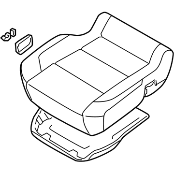 Nissan 87300-9FE4B Cushion Assembly - Front Seat