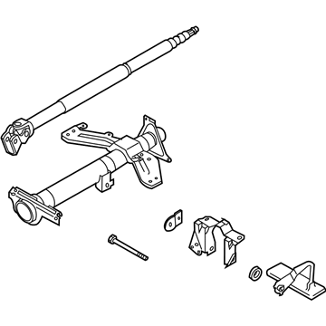 Nissan 48810-CF61A Column Assy-Steering, Upper