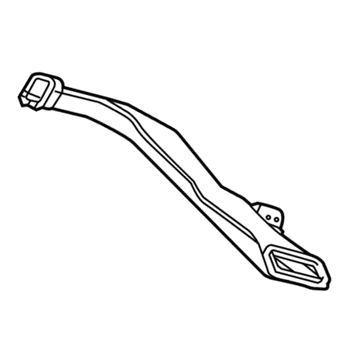 Lexus 55972-53050 Duct, Side DEFROSTER