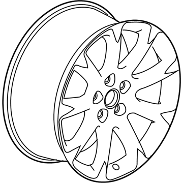 GM 9598682 Wheel, Alloy