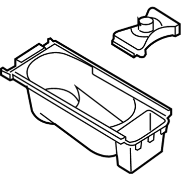 Nissan 68430-ZJ60C Cup Holder Assembly