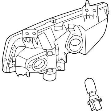 Nissan 26155-8995B FOG LAMP ASSY-LH