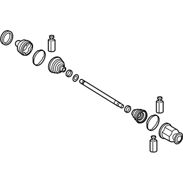 Hyundai 49501-K9100 Shaft Assembly-Drive, RH